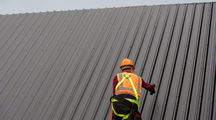 Professional metal roof installation services in Converse, IN